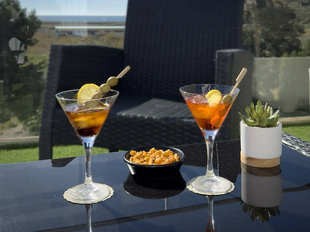 Coctel en la terraza de Valentina