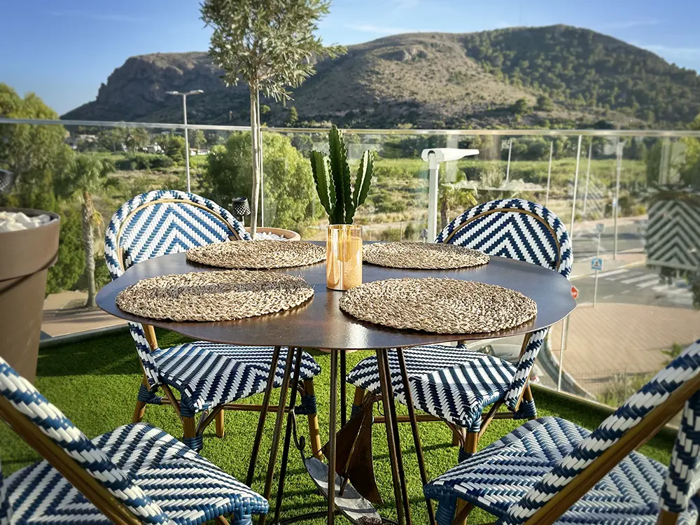 Rincón para 2 en la Terraza de Valentina