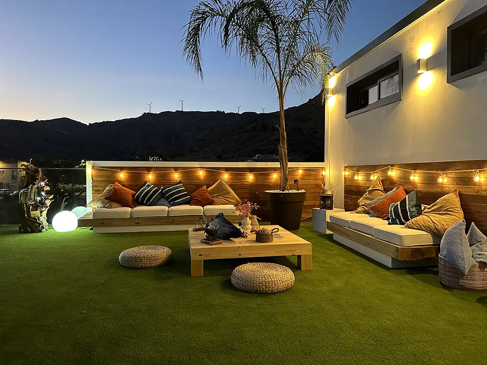 Terraza para eventos de Hotel Portmán